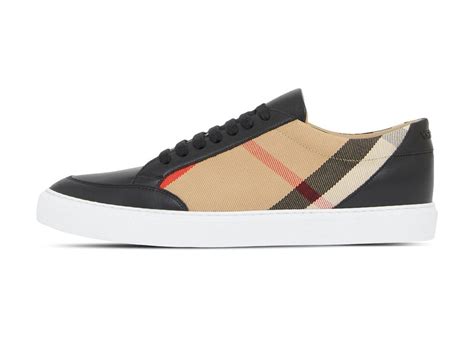 burberry check sneakers black|archive beige check sneakers.